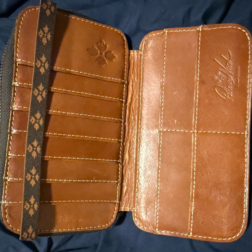 Patricia Nash Brown Leather Women's Wallet